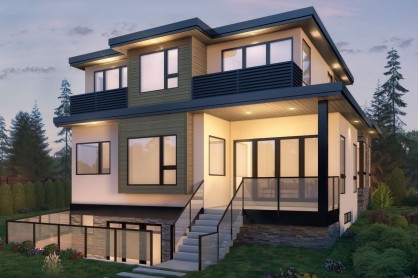 Interior Design Vancouver Custom Home Back