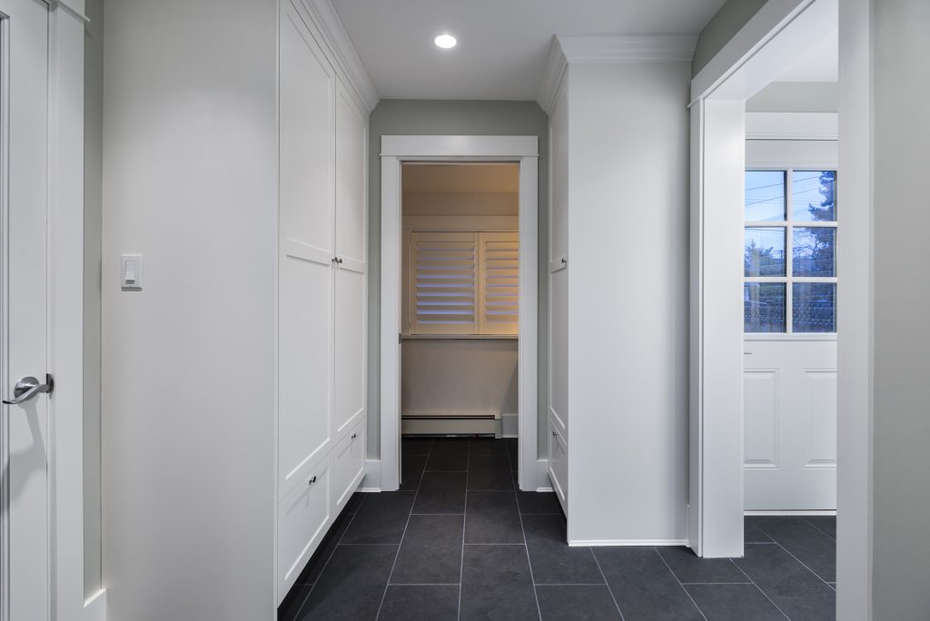 mudroom closed off from main house by SGDI
