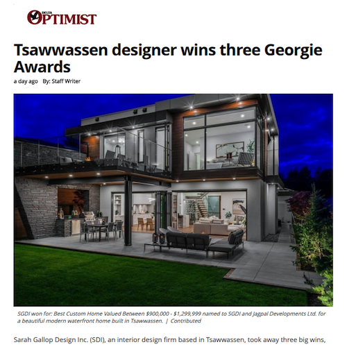 Delta Optimist - SGDI Wins 3 Georgie Awards