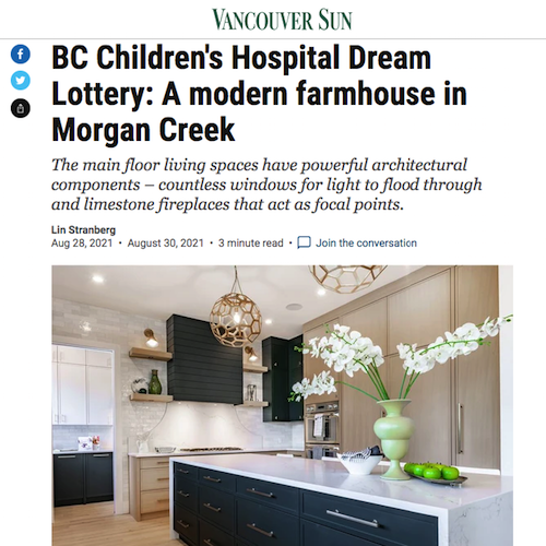 Vancouver Sun - BC Children's Hospital Dream Lottery